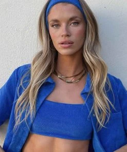 Vacancy Supply Golden Hour Headband - Cobalt New & Most Loved 7 Vacancy Supply Golden Hour Headband - Cobalt New & Most Loved