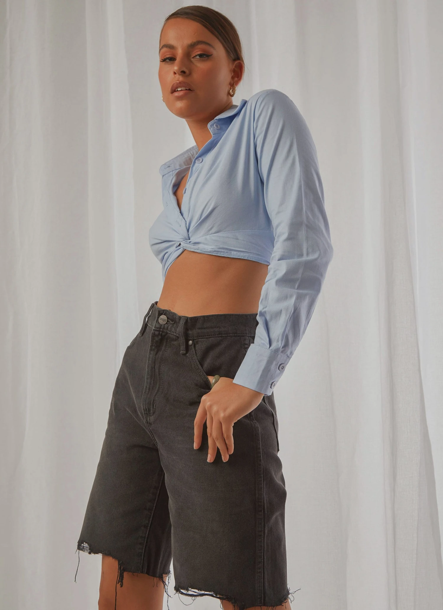 Peppermayo Daria Crop Top - Blue 5 Peppermayo Daria Crop Top - Blue