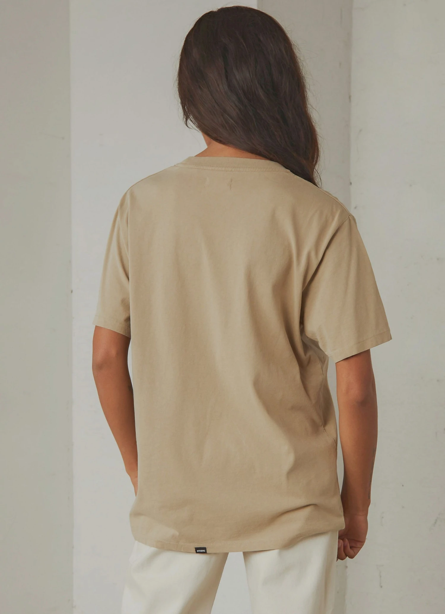 Thrills Storm The Castle Merch Fit Tee - Vintage Khaki New & Most Loved 7 Thrills Storm The Castle Merch Fit Tee - Vintage Khaki New & Most Loved