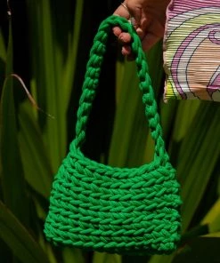 Peppermayo Getaway Weekend Crochet Bag - Jade Green New & Most Loved