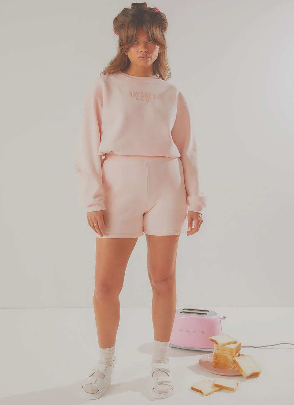 Vacancy Supply New & Most Loved Travellers Lounge Short - Pastel Pink Vacancy Supply New & Most Loved Travellers Lounge Short - Pastel Pink