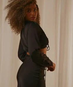 Peppermayo New & Most Loved Special Effects Crop Top - Black 10 Peppermayo New & Most Loved Special Effects Crop Top - Black