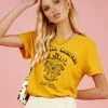 Thrills Soulfire Band Tee - Mineral Yellow 1 Thrills Soulfire Band Tee - Mineral Yellow