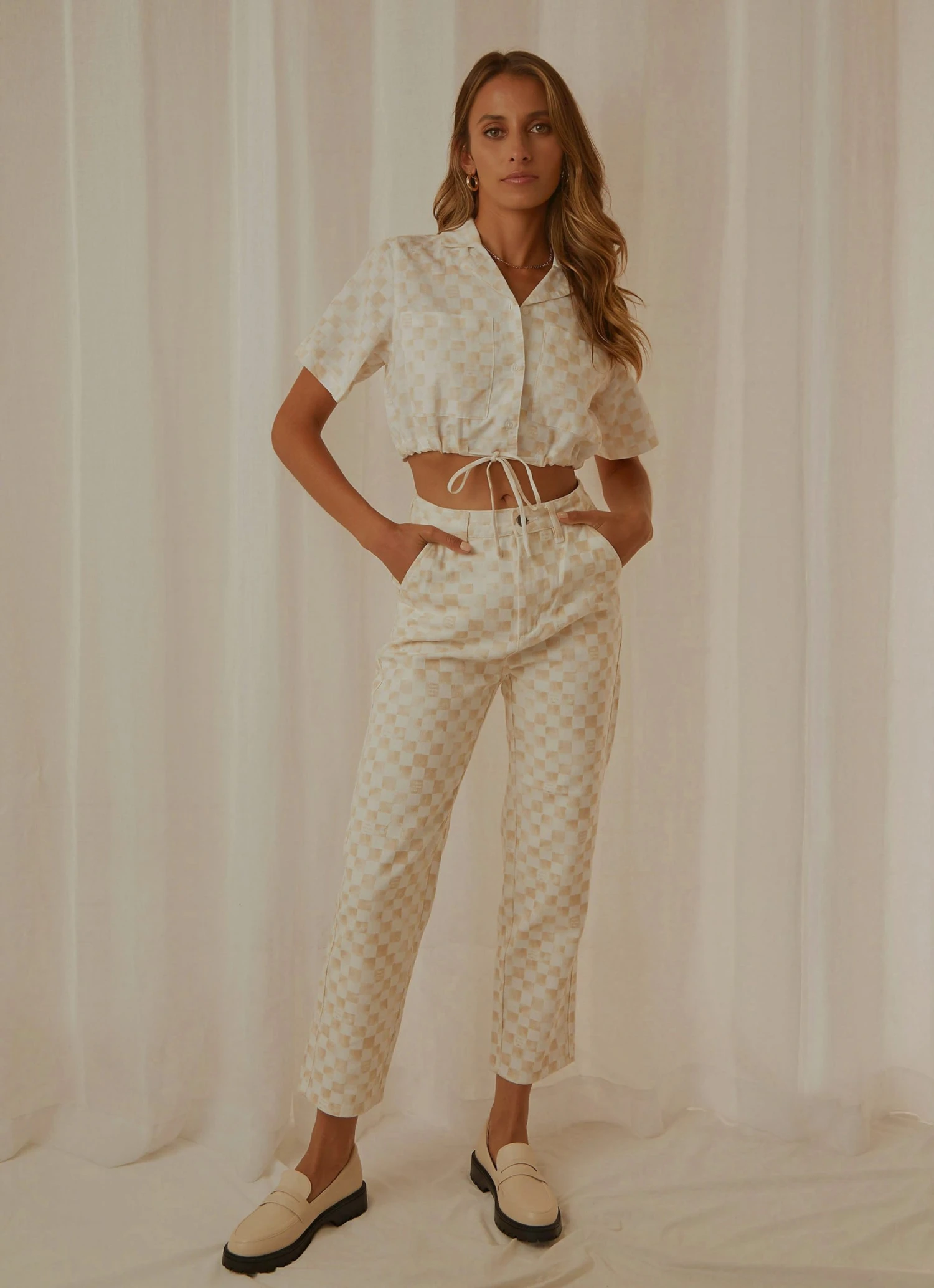 Cools Club California Pant - Sand Checker New & Most Loved 4 Cools Club California Pant - Sand Checker New & Most Loved