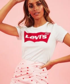 Levi's The Perfect Tee - White New & Most Loved