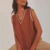 Peppermayo Centre Court Knit Vest - Choc Brown New & Most Loved