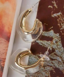 Peppermayo Moment In Time Earrings - White New & Most Loved