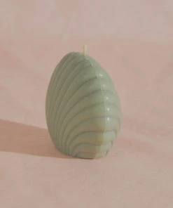 Manara Home Clam Shell Candle - Green