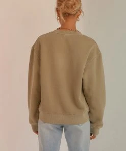 Nude Lucy New & Most Loved Nude Classics Slogan Sweat - Washed Sage