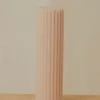 Candle Co New & Most Loved Moreton Eco Fluted Pillar - Antique Pink 2 Candle Co New & Most Loved Moreton Eco Fluted Pillar - Antique Pink