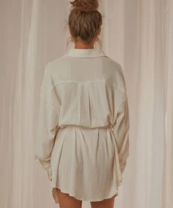 Peppermayo Exclusive Sianne Mini Shirt Dress - White New & Most Loved 13 Peppermayo Exclusive Sianne Mini Shirt Dress - White New & Most Loved