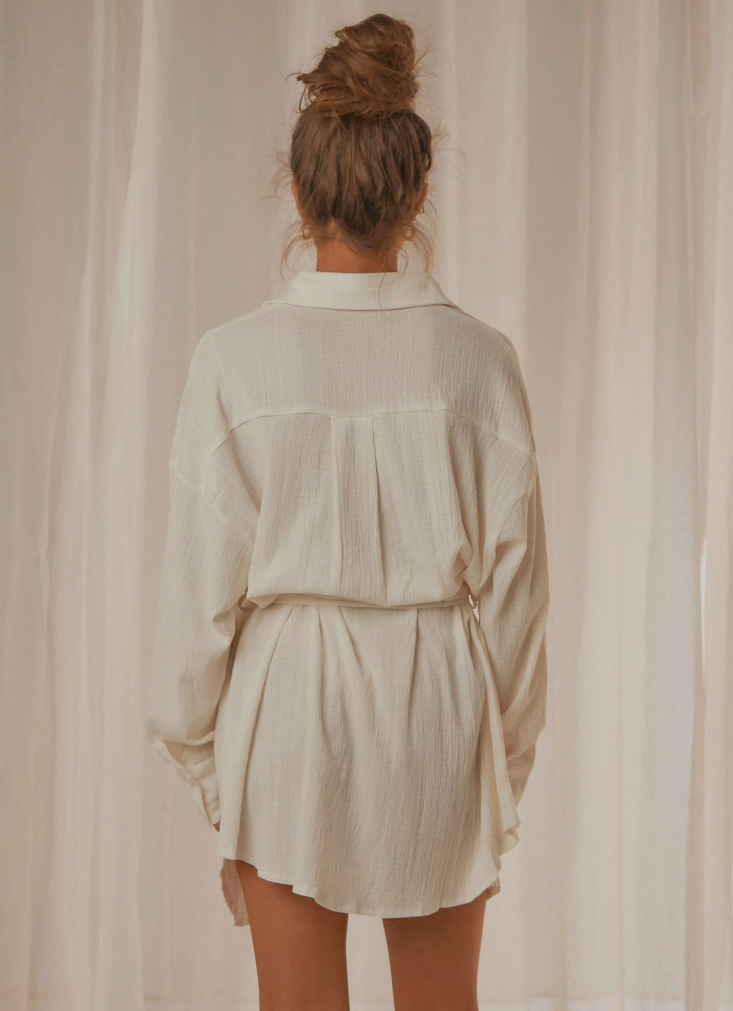 Peppermayo Exclusive Sianne Mini Shirt Dress - White New & Most Loved 8 Peppermayo Exclusive Sianne Mini Shirt Dress - White New & Most Loved