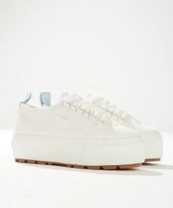 Superga 2790 Tank Colorful Details - A3M White Avorio-Multicolor