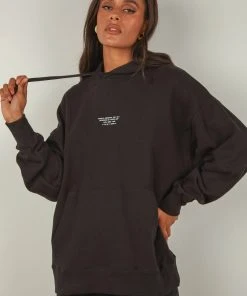 Thrills Established Oversized Hoodie - Black