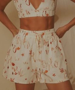 Peppermayo Exclusive New & Most Loved Raffi Linen Shorts - Safari 9 Peppermayo Exclusive New & Most Loved Raffi Linen Shorts - Safari