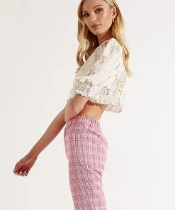 Peppermayo Indie Crop Top - White Floral New & Most Loved 5 Peppermayo Indie Crop Top - White Floral New & Most Loved