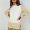 Peppermayo La Rebelion Knit Vest - Cream New & Most Loved 1 Peppermayo La Rebelion Knit Vest - Cream New & Most Loved