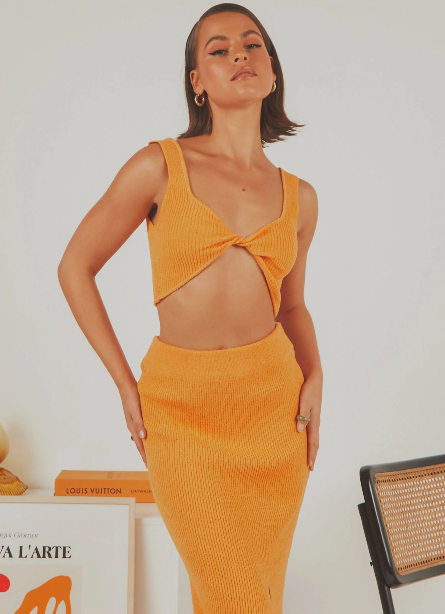 Peppermayo Soraya Crop Top - Orange New & Most Loved 5 Peppermayo Soraya Crop Top - Orange New & Most Loved