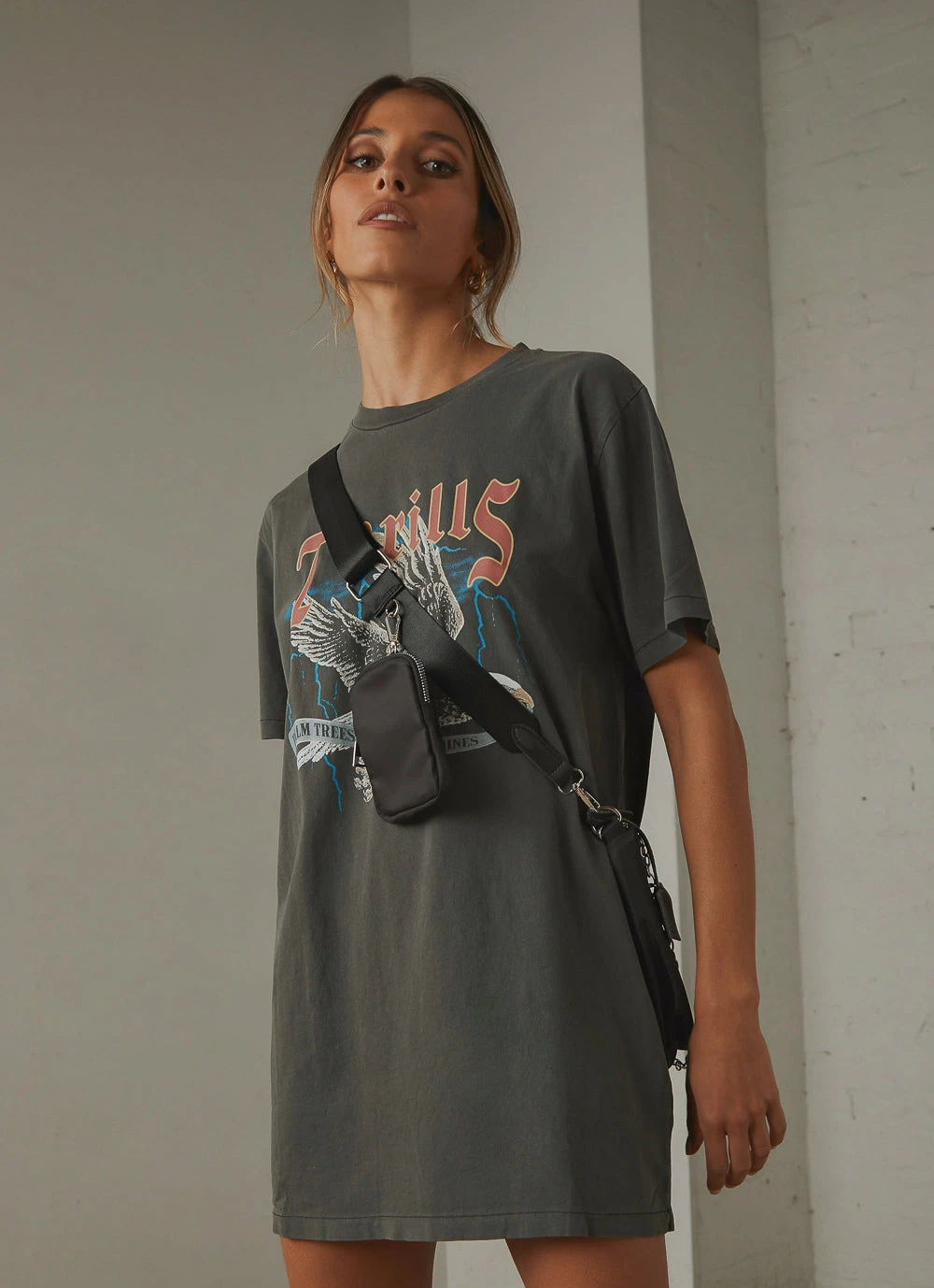 Thrills New & Most Loved Storm The Castle Merch Fit Tee Dress - Merch Black 4 Thrills New & Most Loved Storm The Castle Merch Fit Tee Dress - Merch Black