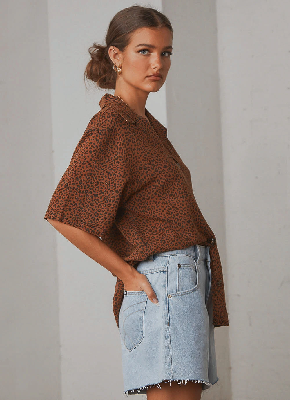 Thrills New & Most Loved Panthera Slouch Shirt - Mustang Brown 6 Thrills New & Most Loved Panthera Slouch Shirt - Mustang Brown