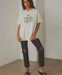 Thrills New & Most Loved Scorpion Island Merch Fit Tee - Heritage White