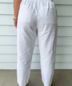 Nude Lucy Nude Classic Pant - White 11 Nude Lucy Nude Classic Pant - White