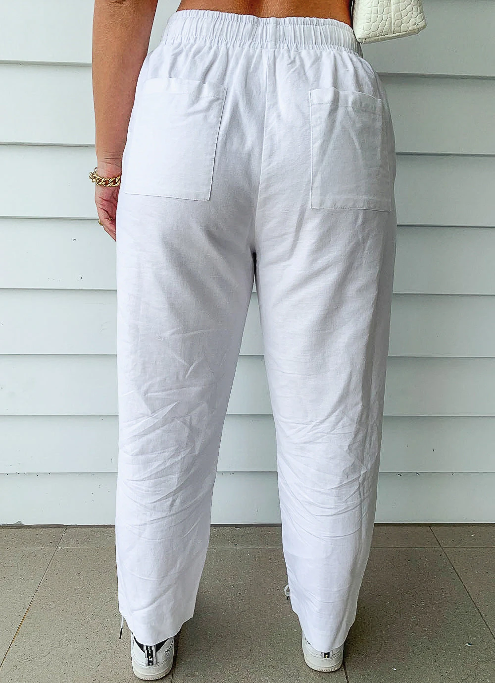 Nude Lucy Nude Classic Pant - White 7 Nude Lucy Nude Classic Pant - White