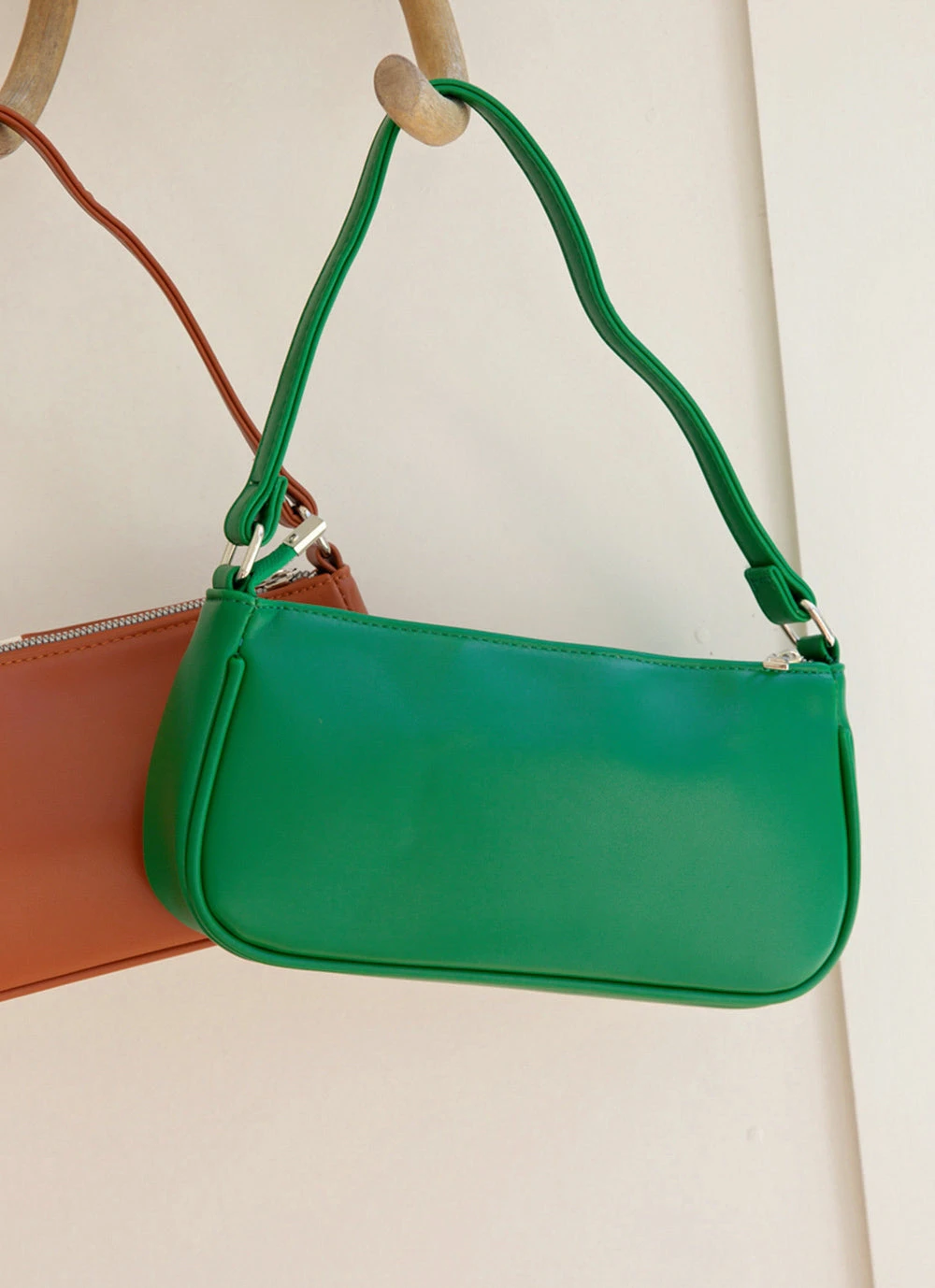 Peppermayo On The Record Handbag - Emerald Check New & Most Loved 6 Peppermayo On The Record Handbag - Emerald Check New & Most Loved