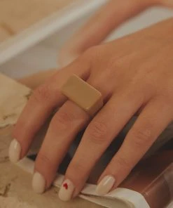 Peppermayo Come Home Ring - Beige