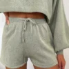 Peppermayo Low Tide Knit Shorts - Sage New Bottoms 2 Peppermayo Low Tide Knit Shorts - Sage New Bottoms
