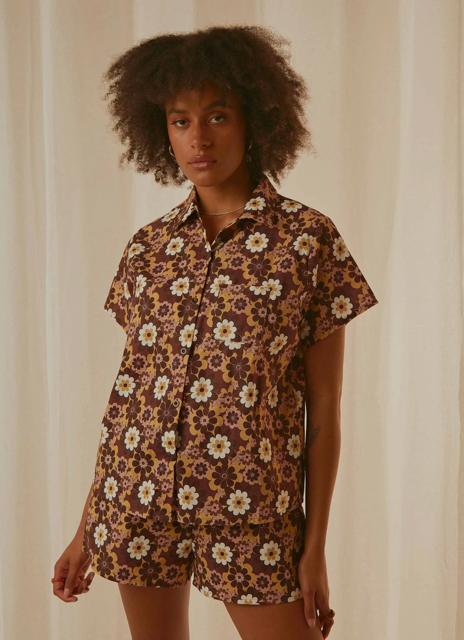 Peppermayo Exclusive Woodstock Shirt - Retro Floral 6 Peppermayo Exclusive Woodstock Shirt - Retro Floral