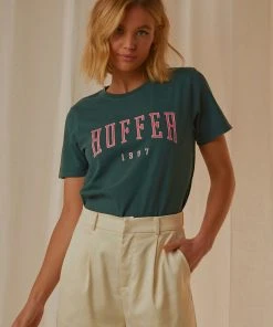 Huffer New & Most Loved Stella Echo Tee - Emerald 9 Huffer New & Most Loved Stella Echo Tee - Emerald