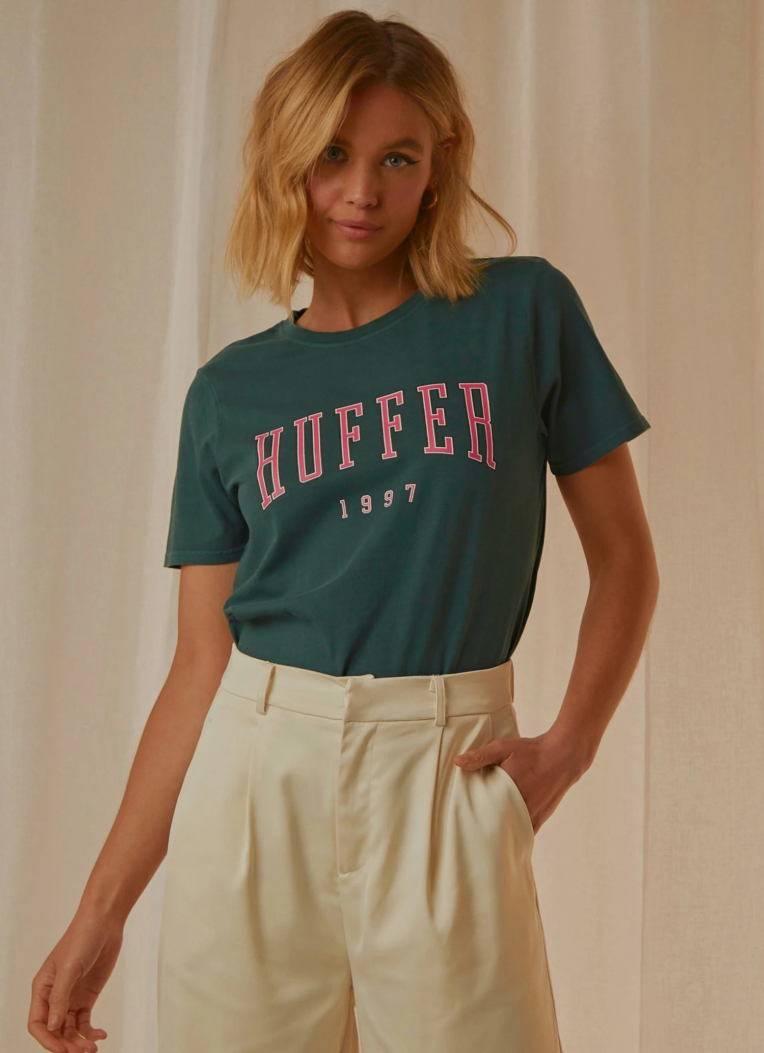 Huffer New & Most Loved Stella Echo Tee - Emerald 5 Huffer New & Most Loved Stella Echo Tee - Emerald