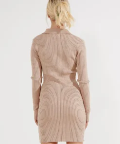 Peppermayo Cafe Meeting Dress - Beige New Dresses