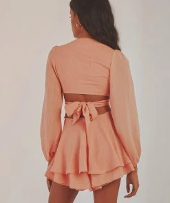 Peppermayo Summer Skies Playsuit - Peach 11 Peppermayo Summer Skies Playsuit - Peach