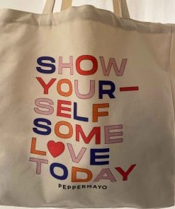 Peppermayo Exclusive Peppermayo Lover Canvas Tote - Multi New & Most Loved