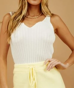 Peppermayo New & Most Loved Cali Summer Knit Top - White