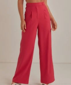 4th & Reckless New & Most Loved Vivian Trouser - Hot Pink