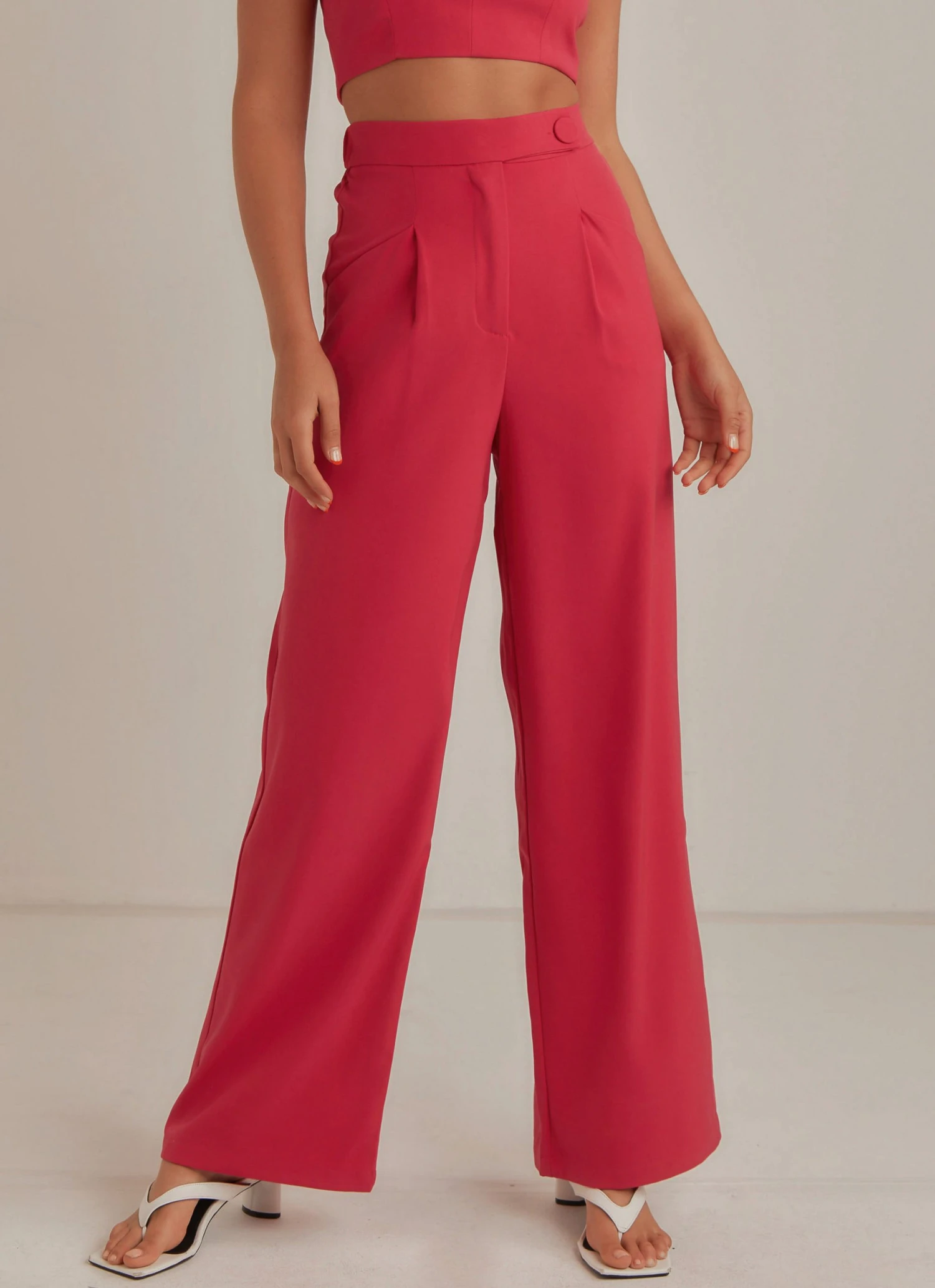 4th & Reckless New & Most Loved Vivian Trouser - Hot Pink 4th & Reckless New & Most Loved Vivian Trouser - Hot Pink