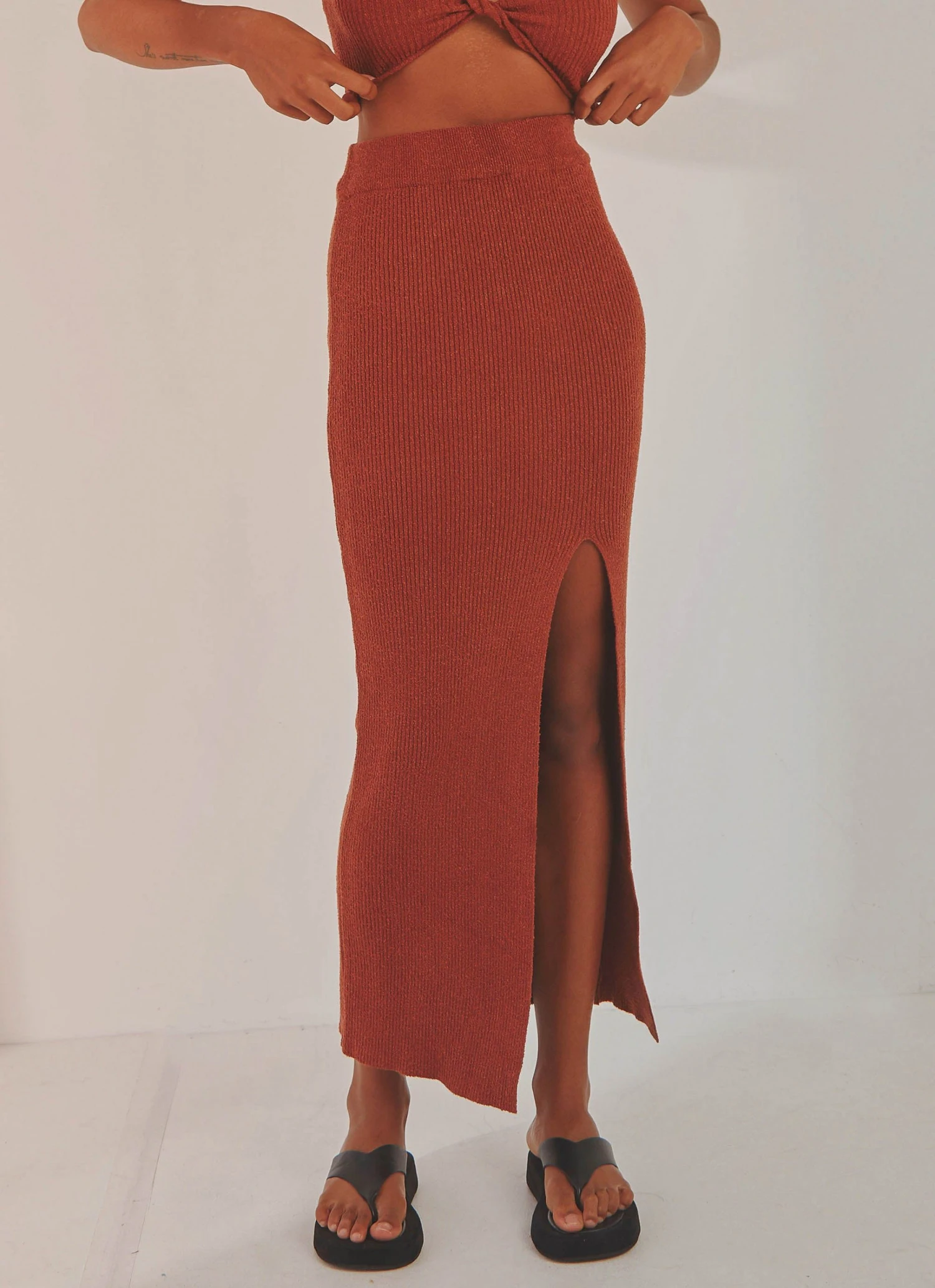 Peppermayo Soraya Midi Skirt - Brown 3 Peppermayo Soraya Midi Skirt - Brown