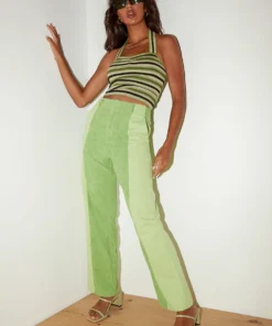 Peppermayo Overdrive Cord Pants - Green New Bottoms