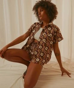 Peppermayo Exclusive Woodstock Shirt - Retro Floral