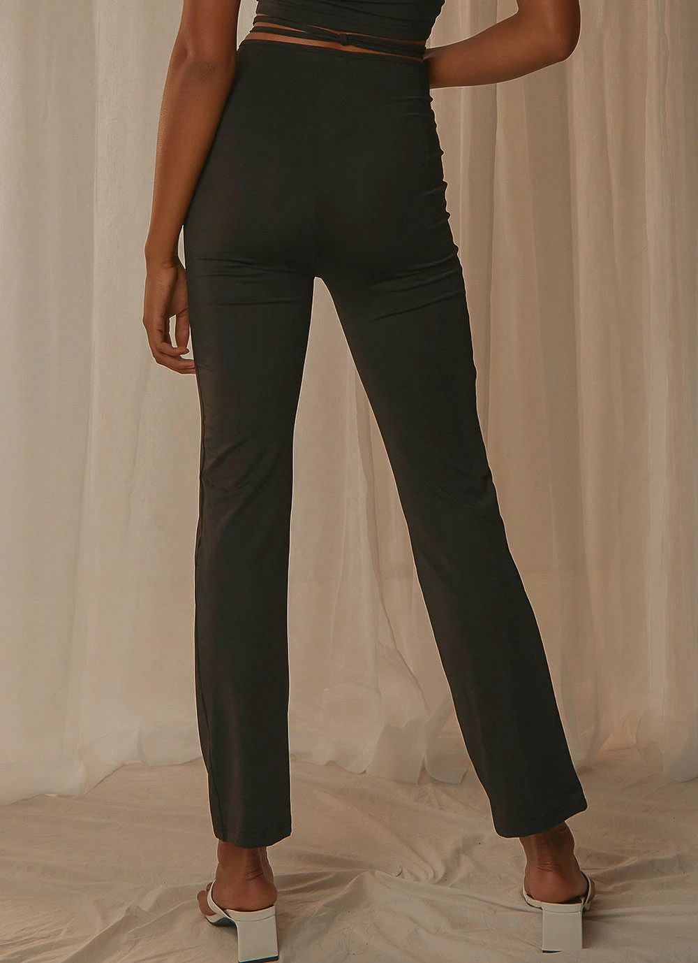 Peppermayo New & Most Loved Poster Girl Pants - Black 5 Peppermayo New & Most Loved Poster Girl Pants - Black