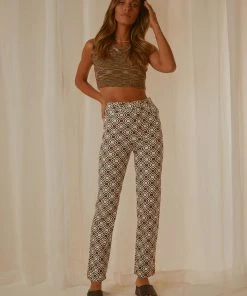 Peppermayo Exclusive Electric Avenue Pants - Choc Retro 10 Peppermayo Exclusive Electric Avenue Pants - Choc Retro