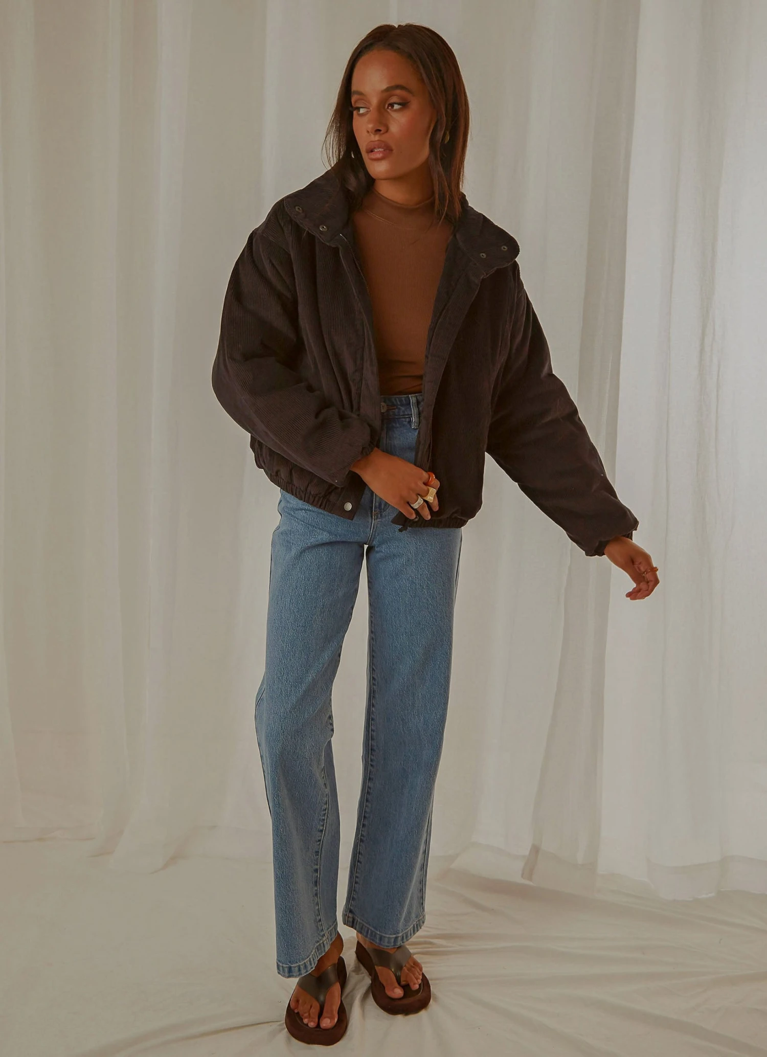 Cools Club Puff Club Jacket - Black Corduroy 4 Cools Club Puff Club Jacket - Black Corduroy