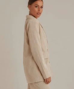 4th & Reckless New & Most Loved Anderson Blazer - Cream Cord