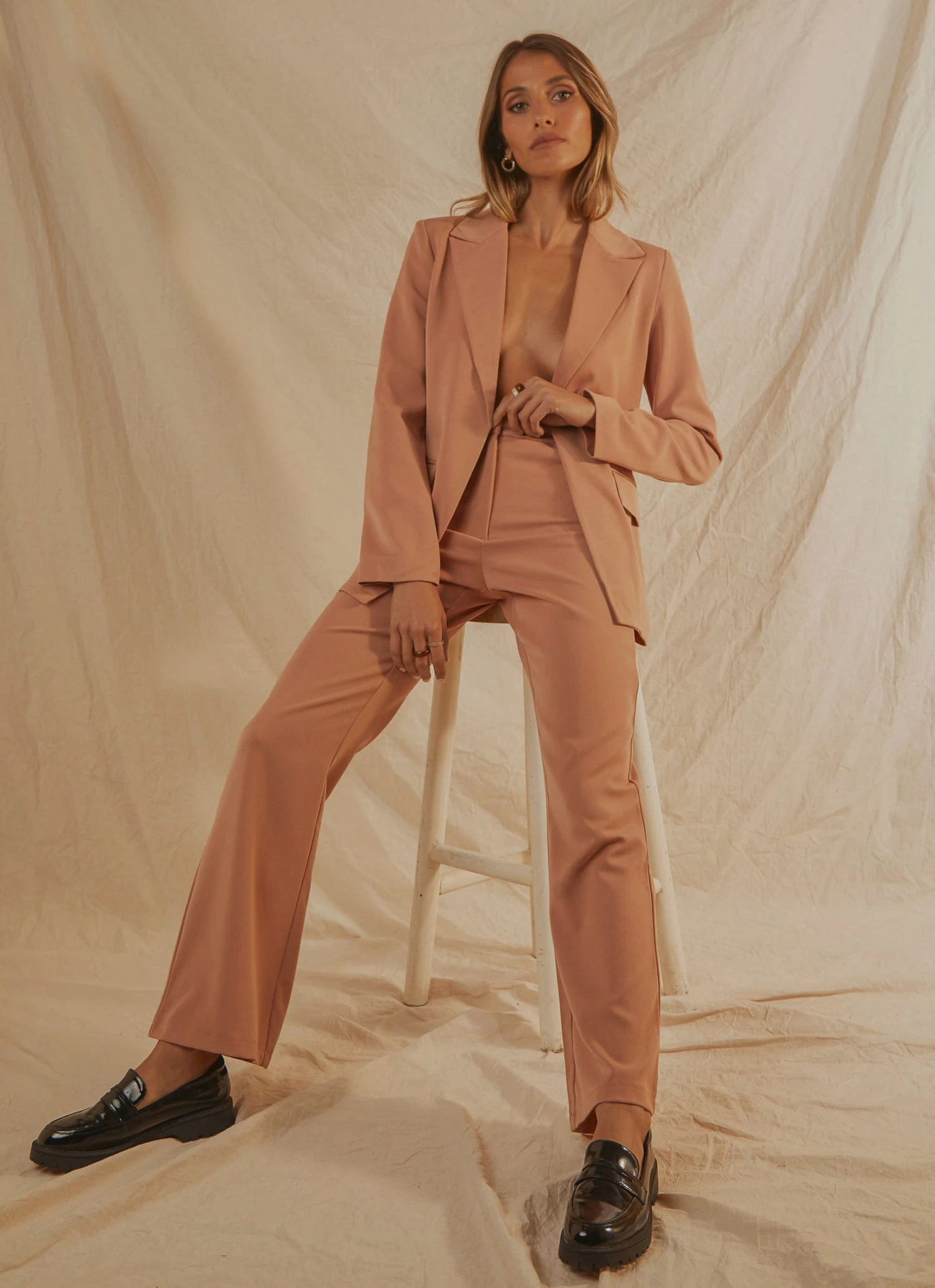 4th & Reckless Marta Trouser - Blush New & Most Loved 4th & Reckless Marta Trouser - Blush New & Most Loved