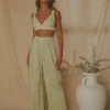 Peppermayo Exclusive Isola Linen Pants - Sage