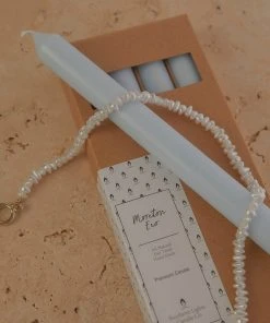 Candle Co New & Most Loved Moreton Eco Dinner Candle 4 Pack - Pastel Blue 8 Candle Co New & Most Loved Moreton Eco Dinner Candle 4 Pack - Pastel Blue