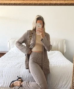 Afends London Calling HIgh Waist Pant - Toffee